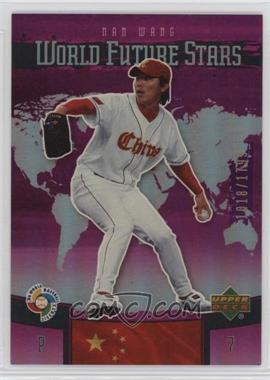 2006 Upper Deck Future Stars - World Future Stars - Purple #WBC-2 - Nan Wang /1799