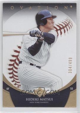 2006 Upper Deck Ovation - [Base] - Gold #82 - Hideki Matsui /499