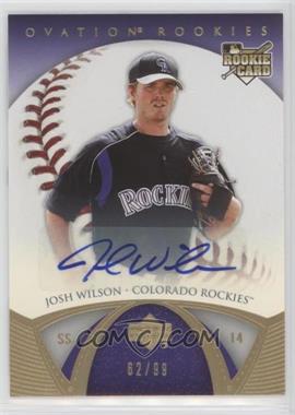 2006 Upper Deck Ovation - [Base] - Rookie Autographs #91 - Josh Wilson /99