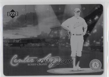 2006 Upper Deck Ovation - Center Stage - Printing Plate Black #CS-BC - Bobby Crosby /1
