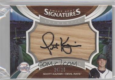 2006 Upper Deck Sweet Spot - [Base] - Barrel Black Ink #169 - Sweet Spot Signatures - Scott Kazmir /25