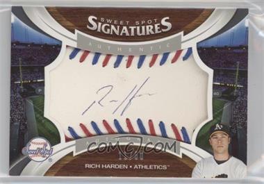 2006 Upper Deck Sweet Spot - [Base] - Red & Blue Stitch Blue Ink #171 - Sweet Spot Signatures - Rich Harden /50