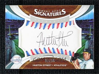 2006 Upper Deck Sweet Spot - [Base] - Red & Blue Stitch #141 - Sweet Spot Signatures - Huston Street /99