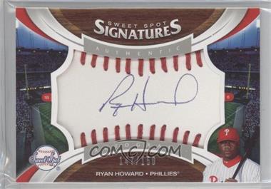 2006 Upper Deck Sweet Spot - [Base] - Red Stitch Blue Ink #143 - Sweet Spot Signatures - Ryan Howard /150