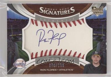 2006 Upper Deck Sweet Spot - [Base] - Red Stitch Blue Ink #160 - Sweet Spot Signatures - Ron Flores /150