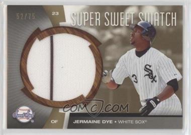 2006 Upper Deck Sweet Spot - Super Sweet Swatch - Gold #SW-DY - Jermaine Dye /75