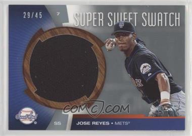 2006 Upper Deck Sweet Spot - Super Sweet Swatch - Platinum #SW-JR - Jose Reyes /45