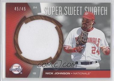 2006 Upper Deck Sweet Spot - Super Sweet Swatch - Platinum #SW-NJ - Nick Johnson /45