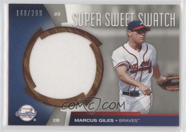 2006 Upper Deck Sweet Spot - Super Sweet Swatch #SW-MG - Marcus Giles /299