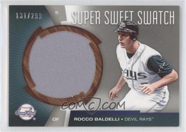 2006 Upper Deck Sweet Spot - Super Sweet Swatch #SW-RB - Rocco Baldelli /299