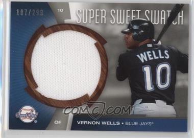 2006 Upper Deck Sweet Spot - Super Sweet Swatch #SW-VW - Vernon Wells /299