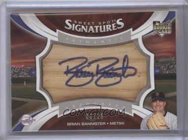 2006 Upper Deck Sweet Spot Update - [Base] - Bat Barrel Blue Ink #109 - Sweet Spot Signatures - Brian Bannister /10