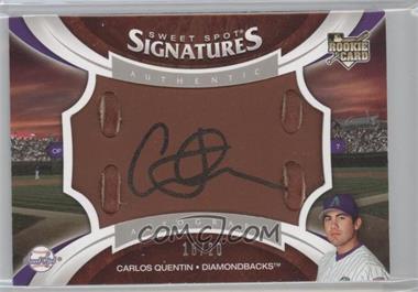 2006 Upper Deck Sweet Spot Update - [Base] - Glove Leather Black Ink #132 - Sweet Spot Signatures - Carlos Quentin /20