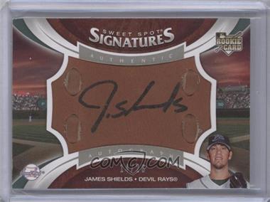 2006 Upper Deck Sweet Spot Update - [Base] - Glove Leather Black Ink #171 - Sweet Spot Signatures - James Shields /20