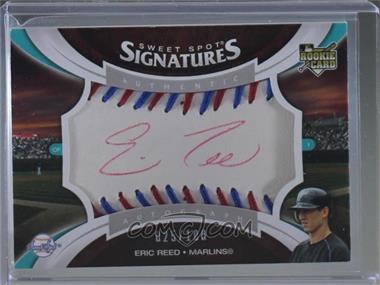 2006 Upper Deck Sweet Spot Update - [Base] - Red & Blue Stitching Red Ink #118 - Sweet Spot Signatures - Eric Reed /100