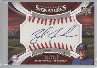 2006 Upper Deck Sweet Spot Update - [Base] #177 - Sweet Spot Signatures - Zach Jackson /100