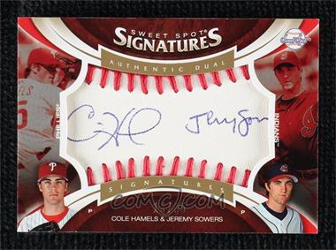 2006 Upper Deck Sweet Spot Update - Dual Signatures #SS2-HS - Cole Hamels, Jeremy Sowers /35