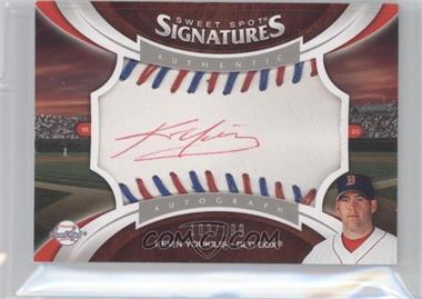 2006 Upper Deck Sweet Spot Update - Sweet Spot Signatures Veteran - Red & Blue Stitching Red Ink #SS-KY - Kevin Youkilis /299