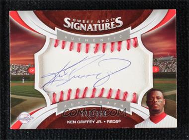 2006 Upper Deck Sweet Spot Update - Sweet Spot Signatures Veteran - Red Stitching Blue Ink #SS-KG2 - Ken Griffey Jr. /358