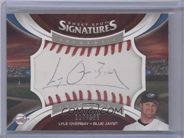 2006 Upper Deck Sweet Spot Update - Sweet Spot Signatures Veteran - Red Stitching Blue Ink #SS-LO - Lyle Overbay /525