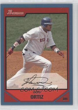 2007 Bowman - [Base] - Blue #125 - David Ortiz /500