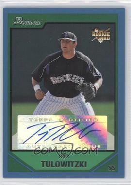 2007 Bowman - [Base] - Blue #222 - Troy Tulowitzki /500