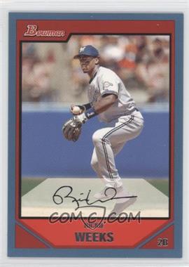 2007 Bowman - [Base] - Blue #73 - Rickie Weeks /500