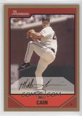 2007 Bowman - [Base] - Gold #152 - Matt Cain