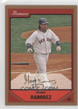 2007 Bowman - [Base] - Gold #65 - Manny Ramirez