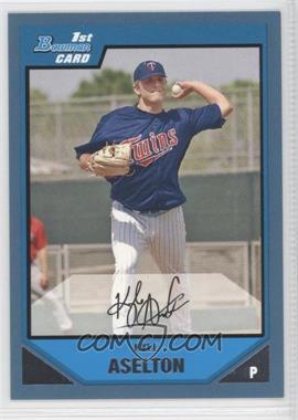 2007 Bowman - Prospects - Blue #BP38 - Kyle Aselton /500