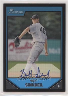 2007 Bowman - Prospects #BP123 - Brett Sinkbeil