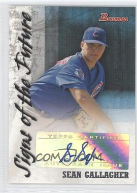 2007 Bowman - Signs of the Future #SOF-SG - Sean Gallagher