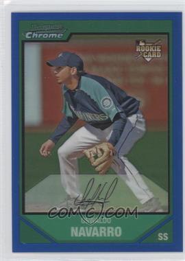 2007 Bowman Chrome - [Base] - Blue Refractor #193 - Oswaldo Navarro /150