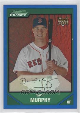 2007 Bowman Chrome - [Base] - Blue Refractor #209 - David Murphy /150