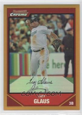 2007 Bowman Chrome - [Base] - Gold Refractor #184 - Troy Glaus /50