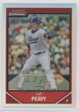 2007 Bowman Chrome - [Base] - Refractor #102 - Jake Peavy