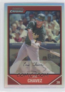 2007 Bowman Chrome - [Base] - Refractor #105 - Eric Chavez