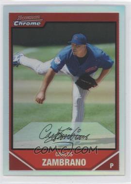 2007 Bowman Chrome - [Base] - Refractor #115 - Carlos Zambrano