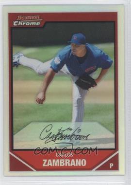 2007 Bowman Chrome - [Base] - Refractor #115 - Carlos Zambrano