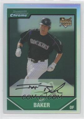 2007 Bowman Chrome - [Base] - Refractor #204 - Jeff Baker