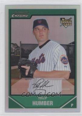 2007 Bowman Chrome - [Base] - Refractor #215 - Philip Humber