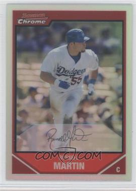 2007 Bowman Chrome - [Base] - Refractor #24 - Russell Martin