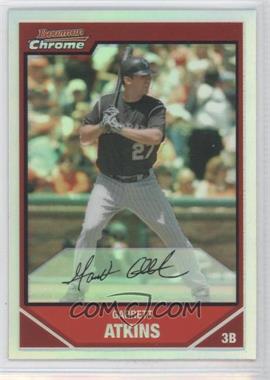 2007 Bowman Chrome - [Base] - Refractor #30 - Garrett Atkins