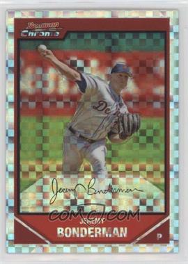 2007 Bowman Chrome - [Base] - X-Fractor #34 - Jeremy Bonderman /250