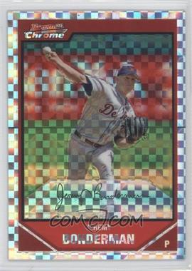 2007 Bowman Chrome - [Base] - X-Fractor #34 - Jeremy Bonderman /250