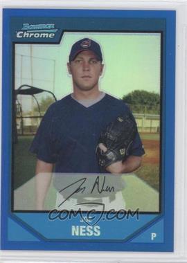 2007 Bowman Chrome - Prospects - Blue Refractor #BC113 - Joe Ness /150