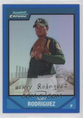 2007 Bowman Chrome - Prospects - Blue Refractor #BC121 - Henry Rodriguez /150