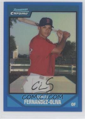 2007 Bowman Chrome - Prospects - Blue Refractor #BC122 - Carlos Fernandez-Oliva /150