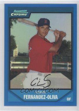 2007 Bowman Chrome - Prospects - Blue Refractor #BC122 - Carlos Fernandez-Oliva /150