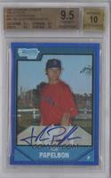 Prospect Autographs - Josh Papelbon [BGS 9.5 GEM MINT] #/150